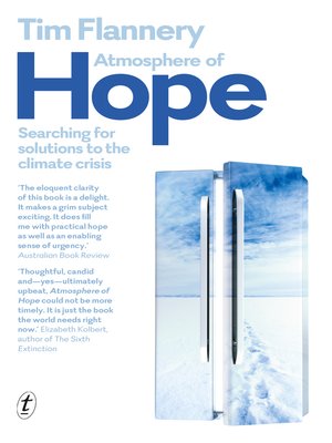 cover image of Atmosphere of Hope: Searching for Solutions to the Climate Crisis